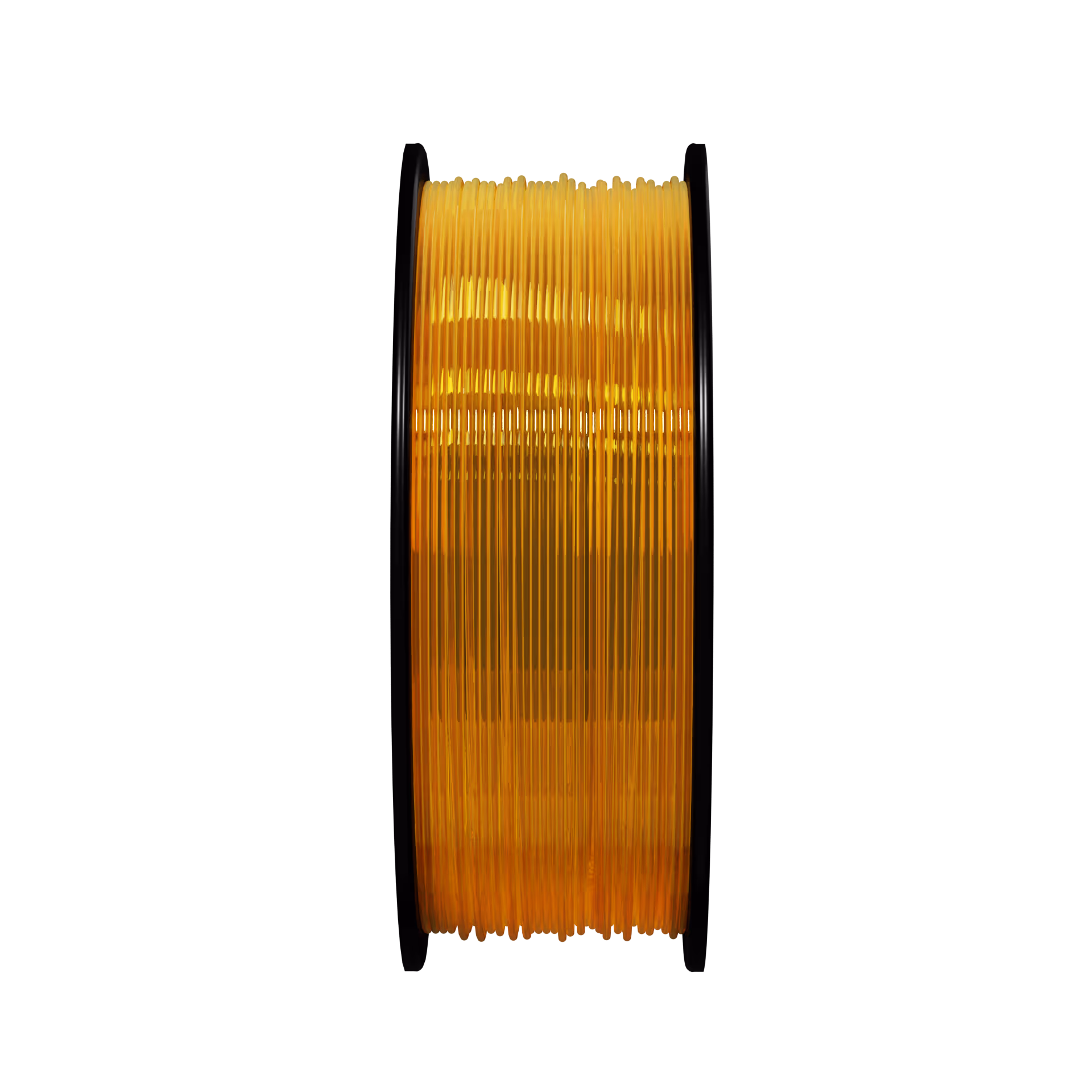 pla transparent orange front