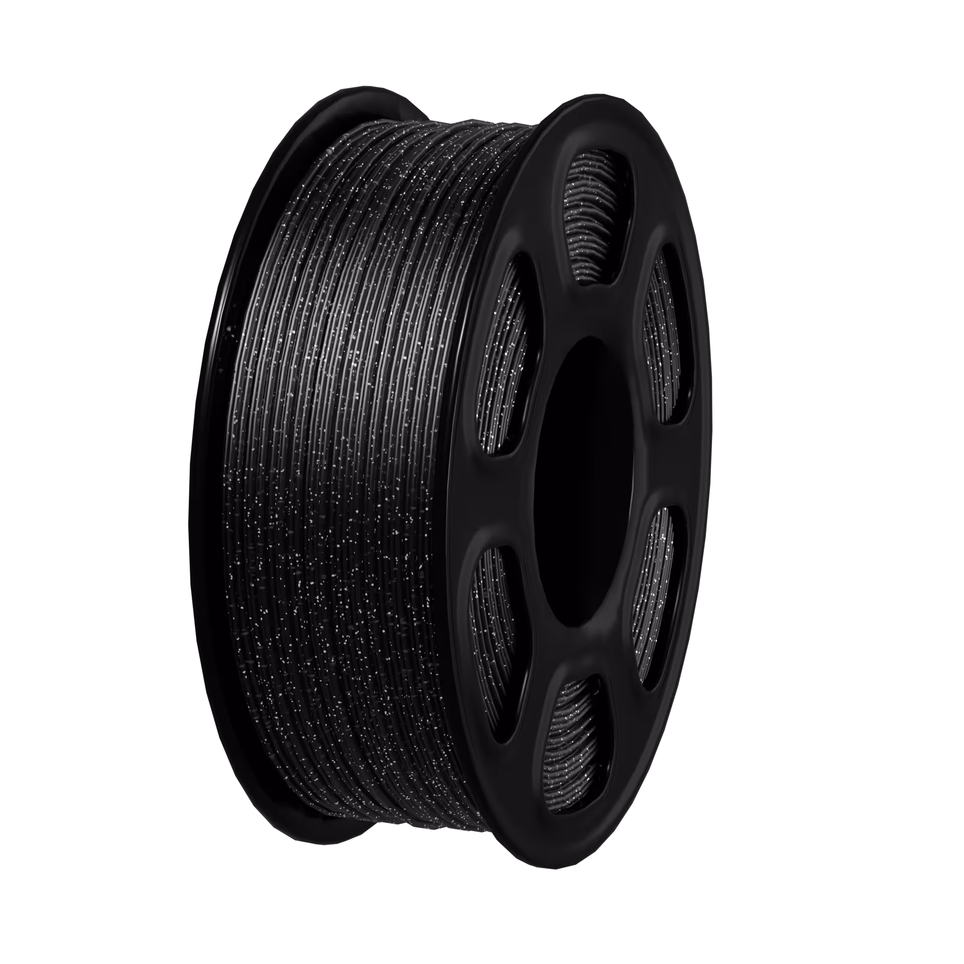 PLA Glitzer Schwarz