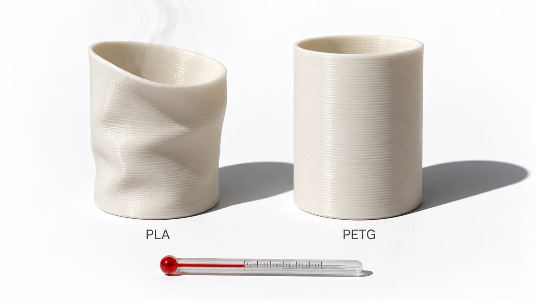 PLA vs. PETG: hvilket filament skal du vælge?