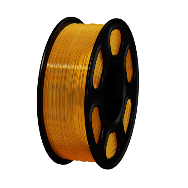 pla transparent orange sida